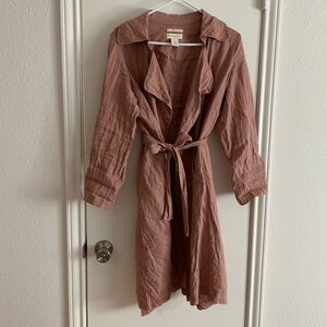 Cynthia Rowley 100% Linen Duster in Small